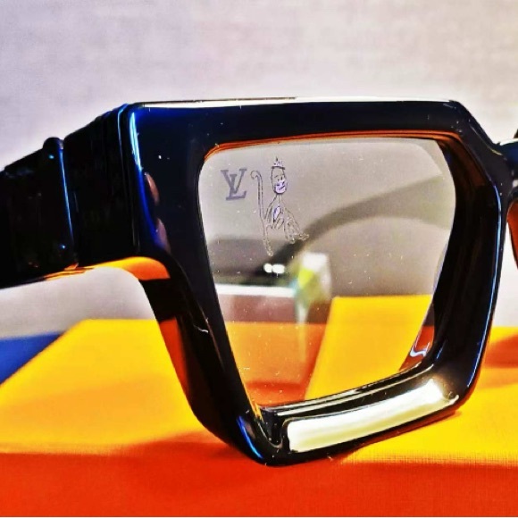 Louis Vuitton 1.1 Millionaire Sunglasses Cartoon Friends Monogram Black Designer - Picture 11 of 16